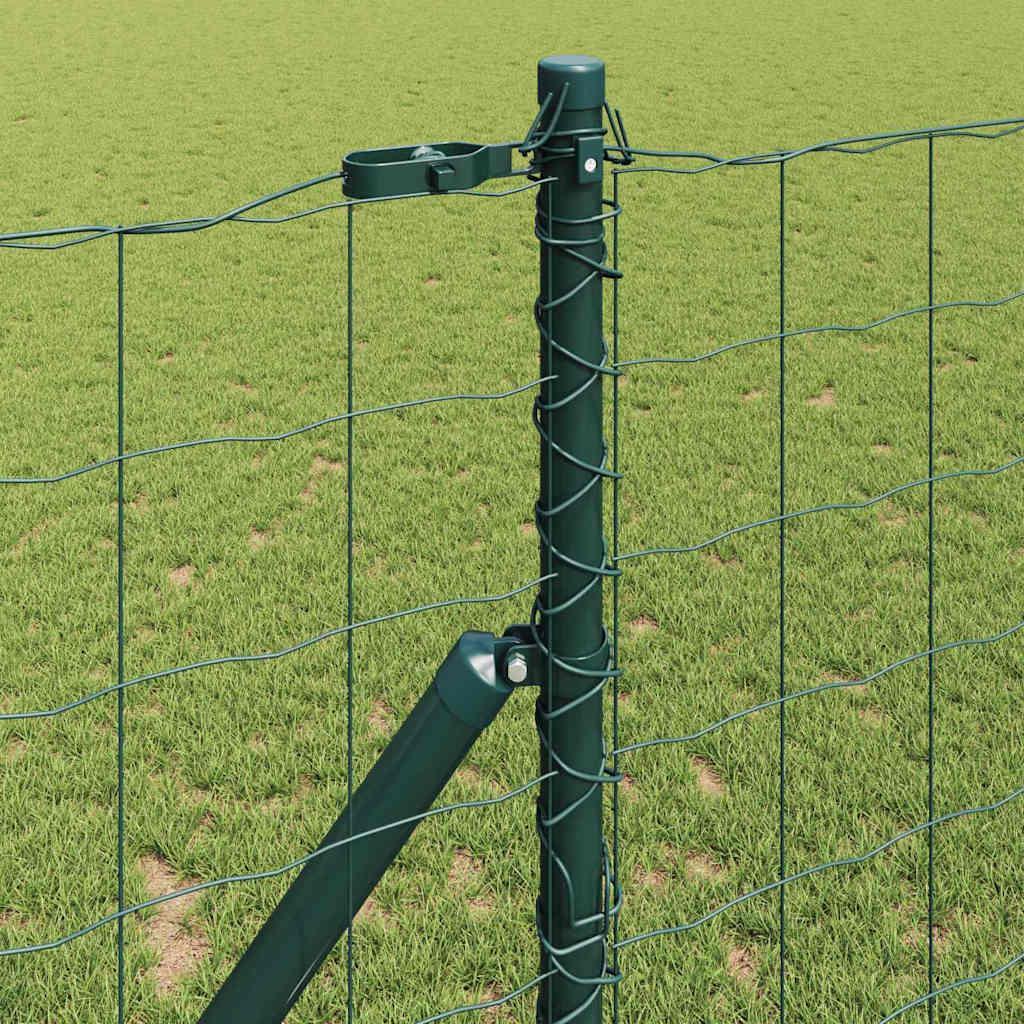 Ευρωπαϊκή Στήριξη Φράχτη 25 x 1,2 μ PVC-Επικαλυμμένο Ατσάλι