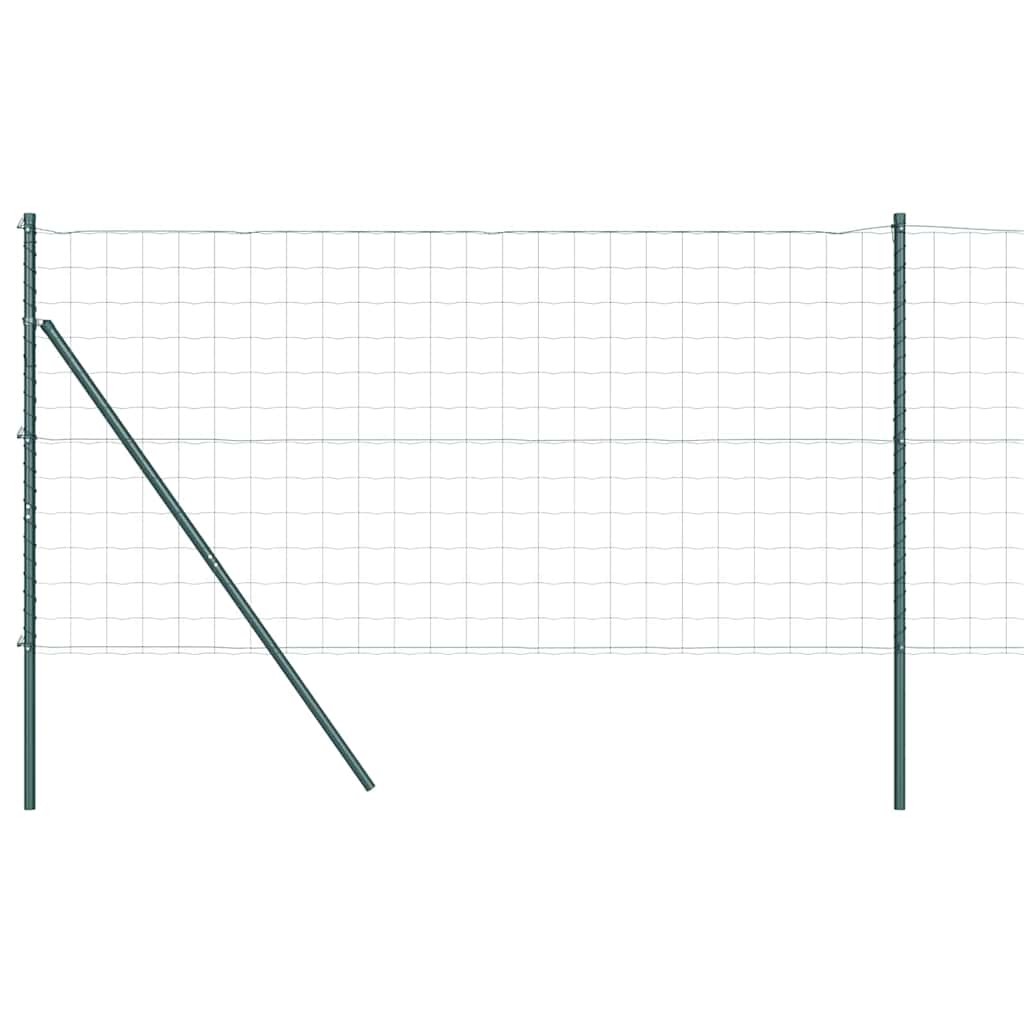 Ευρωπαϊκή Στήριξη Φράχτη 25 x 1,2 μ PVC-Επικαλυμμένο Ατσάλι