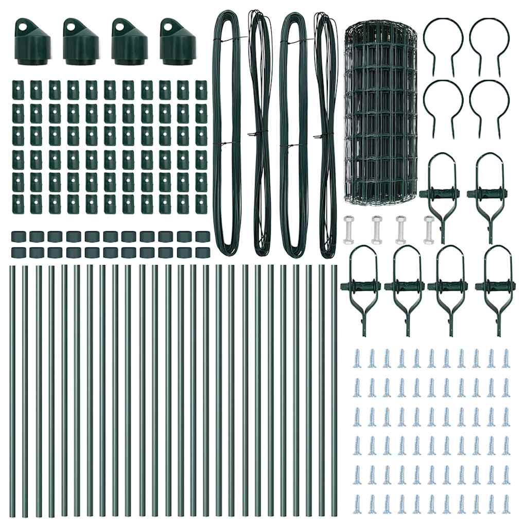 Τεντώτο με στήριγμα Πράσινο 0,4 x 50 μ. Χάλυβας και PVC