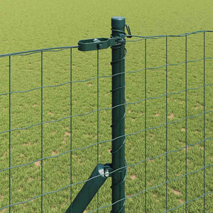 Ευρωπαϊκή Στήριξη Φράχτη 10 x 1,6 m PVC-Επικαλυμμένο Ατσάλι