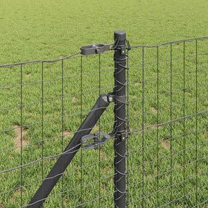 Ευρωπαϊκή Στήριξη Φράχτη 10 x 0,4 m PVC-Επικαλυμμένο Ατσάλι - Pakobazaar