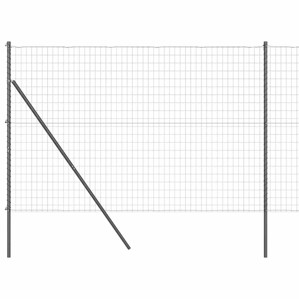 Τεντώτο με στήριγμα Γκρι 1,5 x 10 m Χάλυβας και PVC