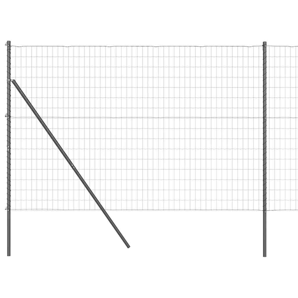 Τεντώτο με στήριγμα Γκρι 1,6 x 10 m Χάλυβας και PVC