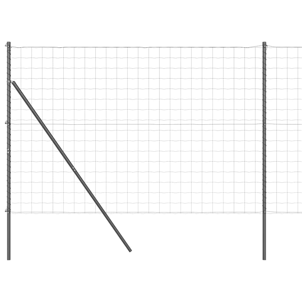 Τεντώτο με στήριγμα Γκρι 1,6 x 10 m Χάλυβας και PVC
