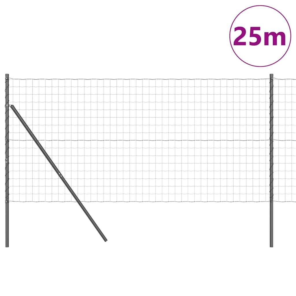 Τεντώτο με στήριγμα Γκρι 1,2 x 25 m Ατσάλι