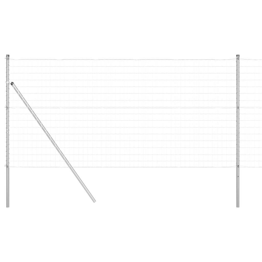 Τεντώτο με στήριγμα Ασημί 1,2 x 10 m Χάλυβας και PVC