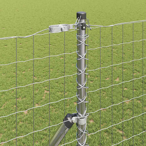Τεντώτο με στήριγμα Ασημί 1,6 x 10 m Χάλυβας και PVC - Pakobazaar
