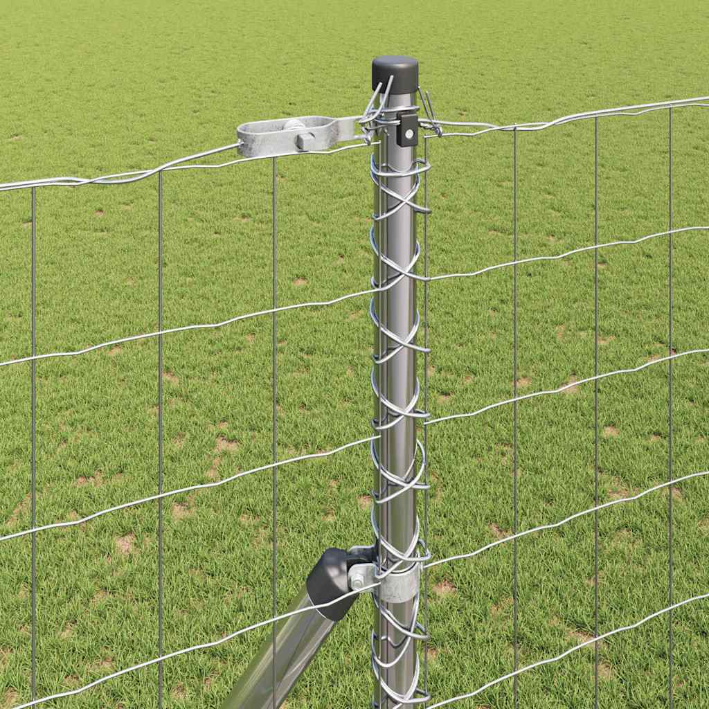 Τεντώτο με στήριγμα Ασημί 1,6 x 10 m Χάλυβας και PVC - Pakobazaar