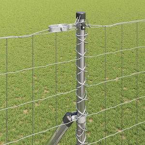 Τεντώτο με στήριγμα Ασημί 1,6 x 10 m Χάλυβας και PVC - Pakobazaar