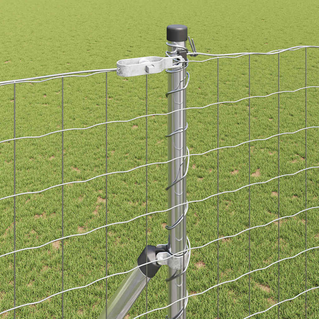 Τεντώτο με στήριγμα Ασημί 1,6 x 10 m Χάλυβας και PVC - Pakobazaar