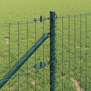 Ευρωπαϊκός Φράκτης με Ακίδες 10 x 0,4 m PVC-Επικαλυμμένο Ατσάλι