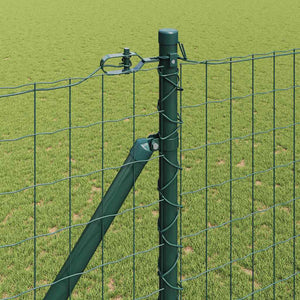 Ευρωπαϊκός Φράκτης με Ακίδες 10 x 1,6 m PVC-Επικαλυμμένο Ατσάλι