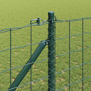 Ευρωπαϊκός Φράκτης με Ακίδες 10 x 1,2 μ PVC-Επικαλυμμένο Ατσάλι
