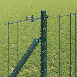 Ευρωπαϊκός Φράκτης με Ακίδες 25 x 1,2 μ PVC-Επικαλυμμένο Ατσάλι