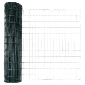 Ευρωπαϊκός Φράκτης με Ακίδες 25 x 1,2 μ PVC-Επικαλυμμένο Ατσάλι