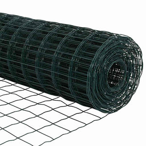 Ευρωπαϊκός Φράκτης με Ακίδες 25 x 1,0 μ PVC-Επικαλυμμένο Ατσάλι