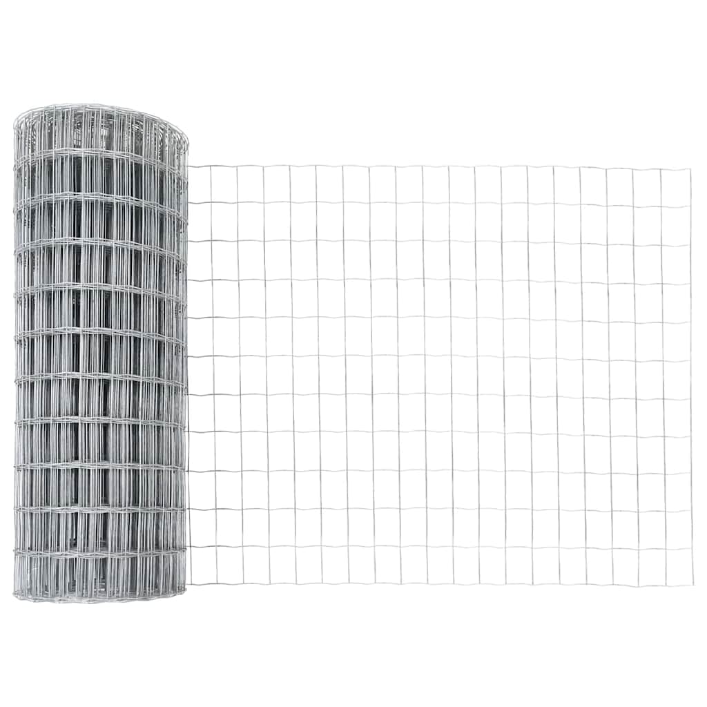 Τεντώτο με στήριγμα Ασημί 0,6 x 25 μ Ατσάλι