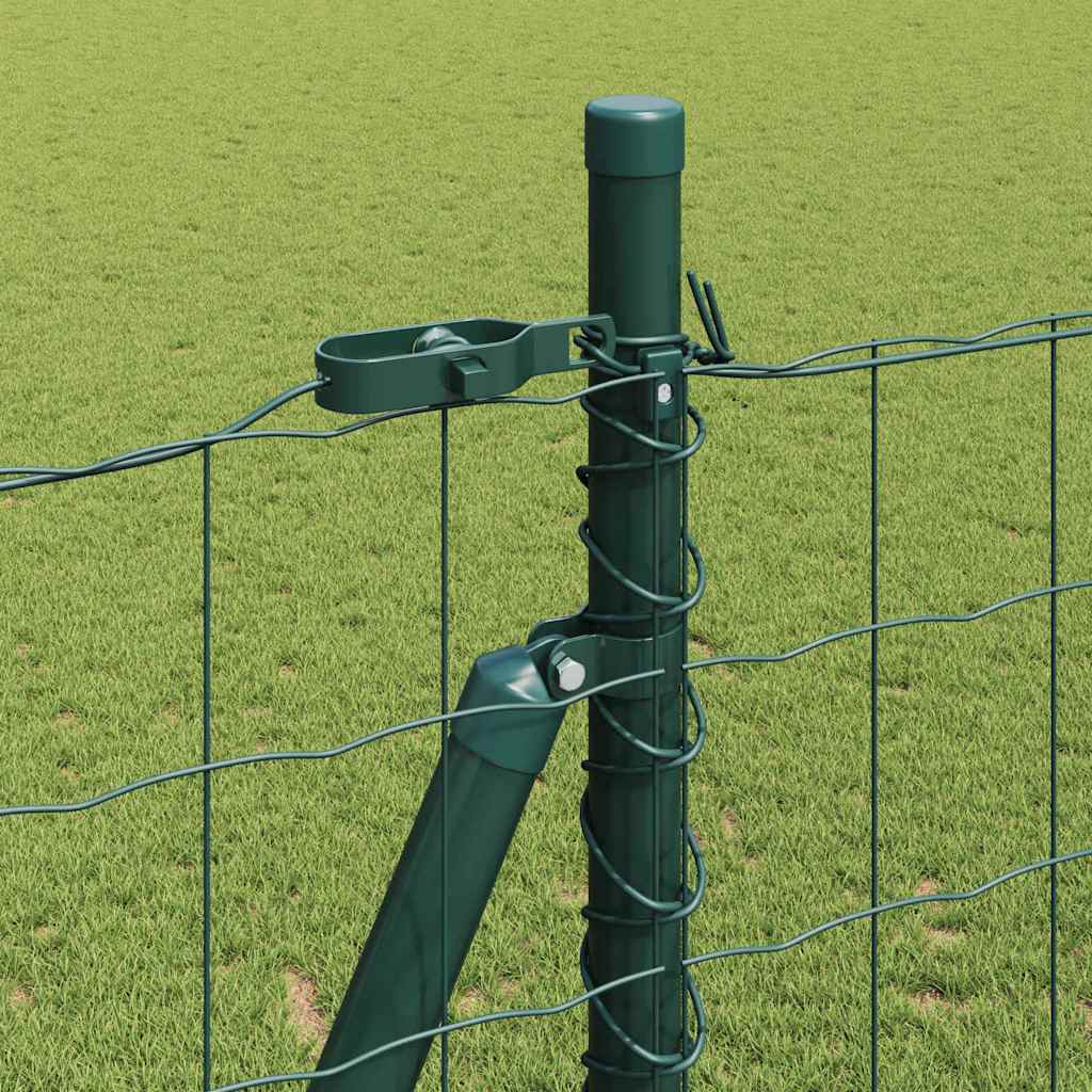 Τεντώτο με στήριγμα Πράσινο 1,6 x 10 m Χάλυβας και PVC