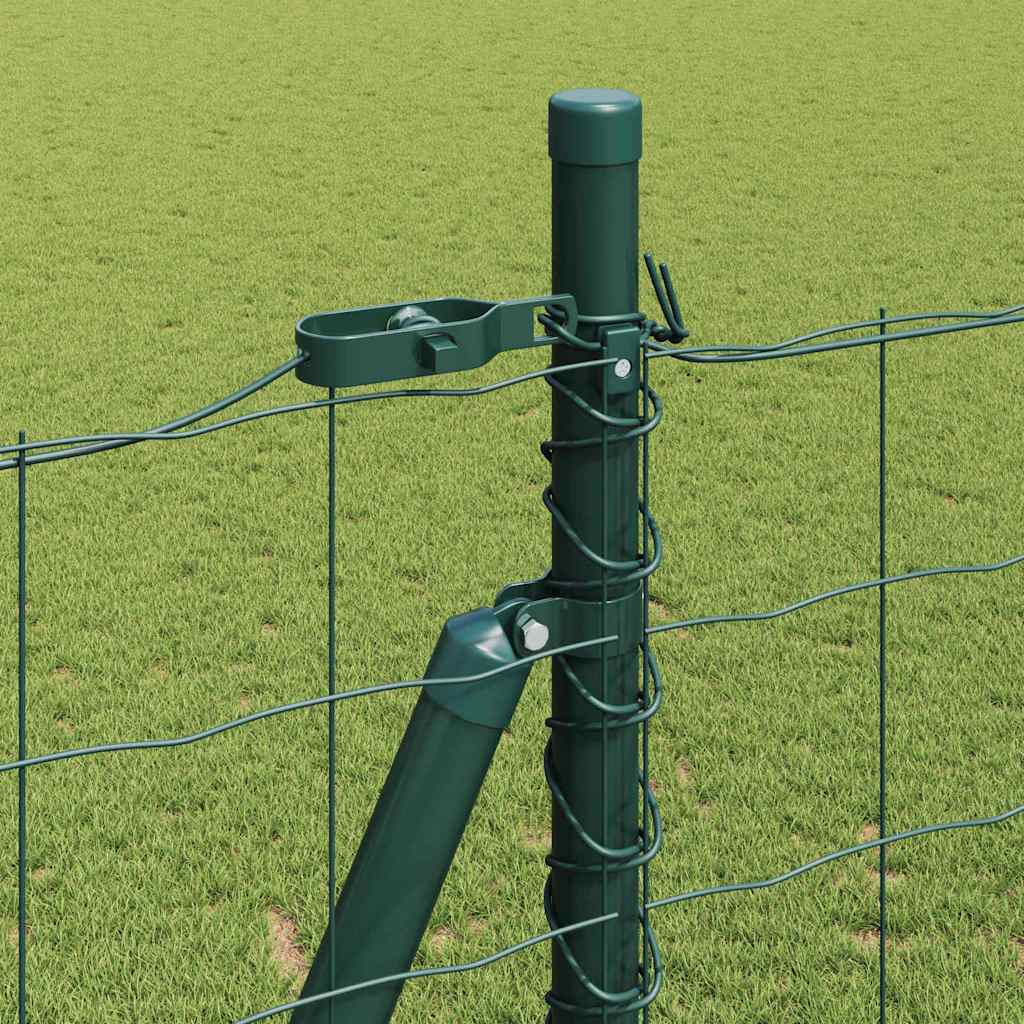 Τεντώτο με στήριγμα Πράσινο 1,6 x 10 m Χάλυβας και PVC