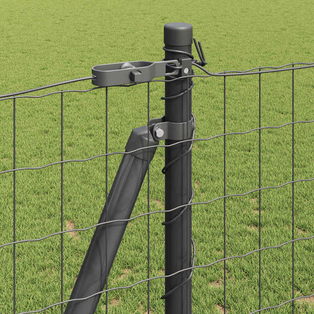 Τεντώτο με στήριγμα Γκρι 1,2 x 10 m Χάλυβας και PVC