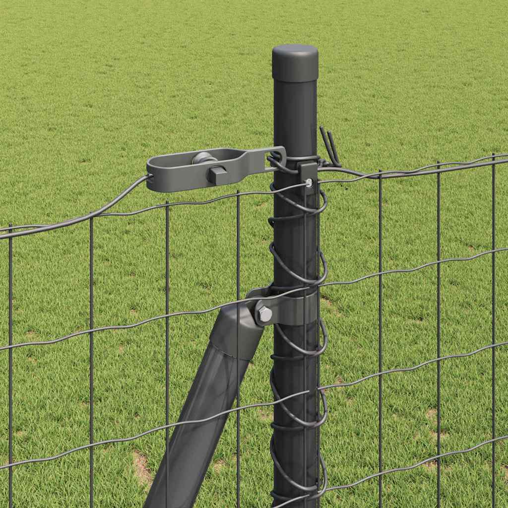 Τεντώτο με στήριγμα Γκρι 1,5 x 10 m Χάλυβας και PVC