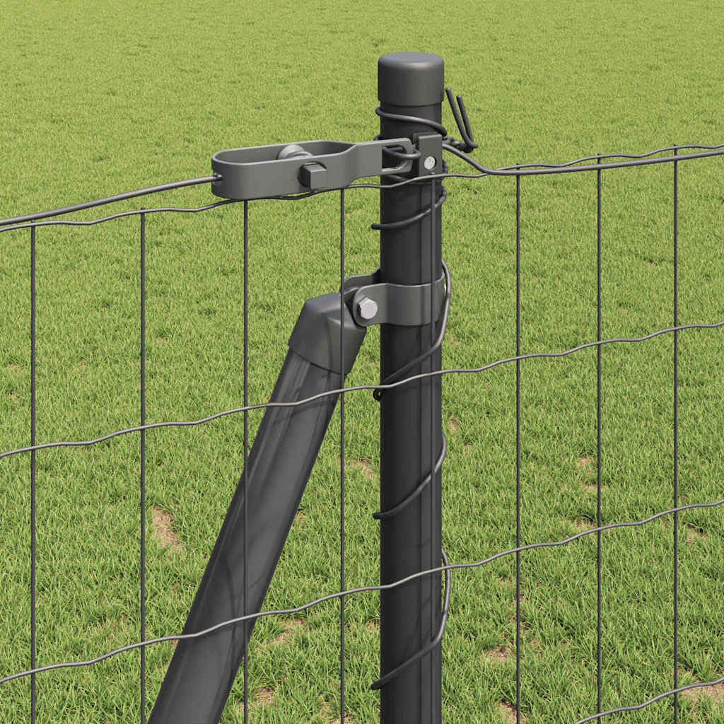 Τεντώτο με στήριγμα Γκρι 1,2 x 10 m Χάλυβας και PVC