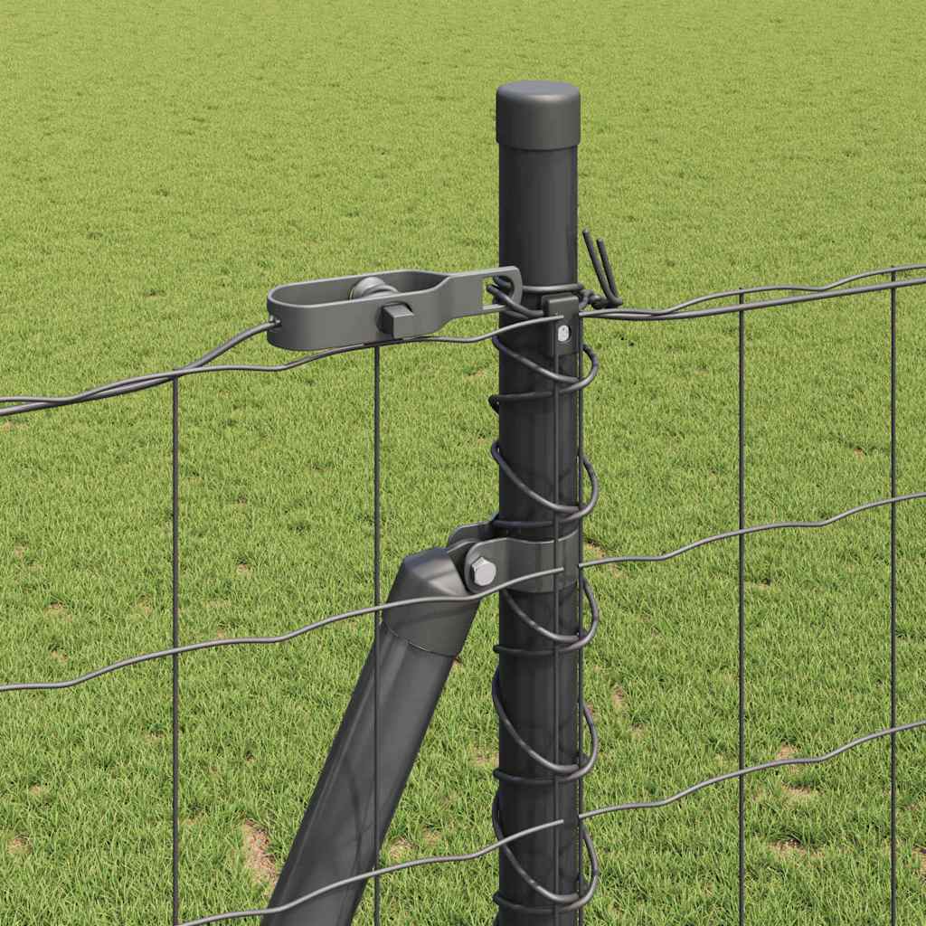 Τεντώτο με στήριγμα Γκρι 1,5 x 10 m Χάλυβας και PVC