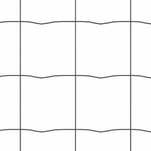 Ευρωπαϊκός Φράκτης με Σκυρόδετη Βάση 10 x 0,4 m Γκρι Δίχτυ
