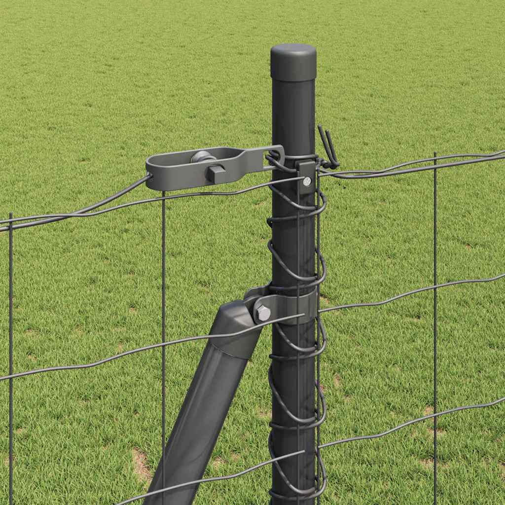 Τεντώτο με στήριγμα Γκρι 1,4 x 10 m Χάλυβας και PVC