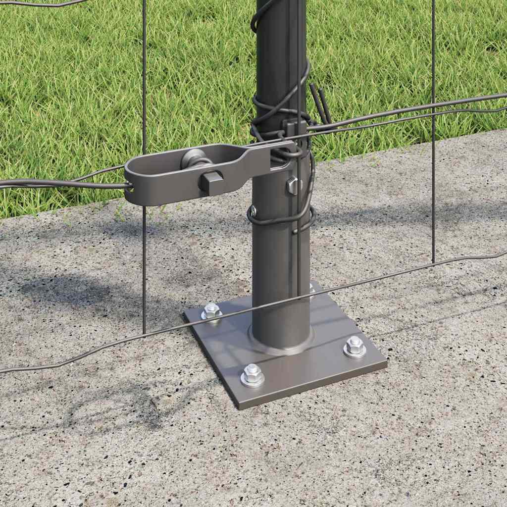 Τεντώτο με στήριγμα Γκρι 1,2 x 25 m Ατσάλι