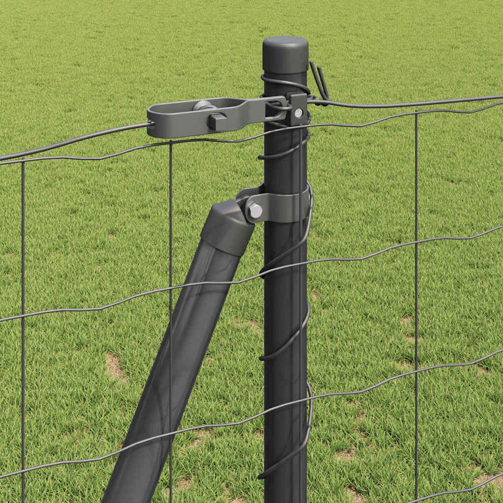 Τεντώτο με στήριγμα Γκρι 1,2 x 25 m Ατσάλι