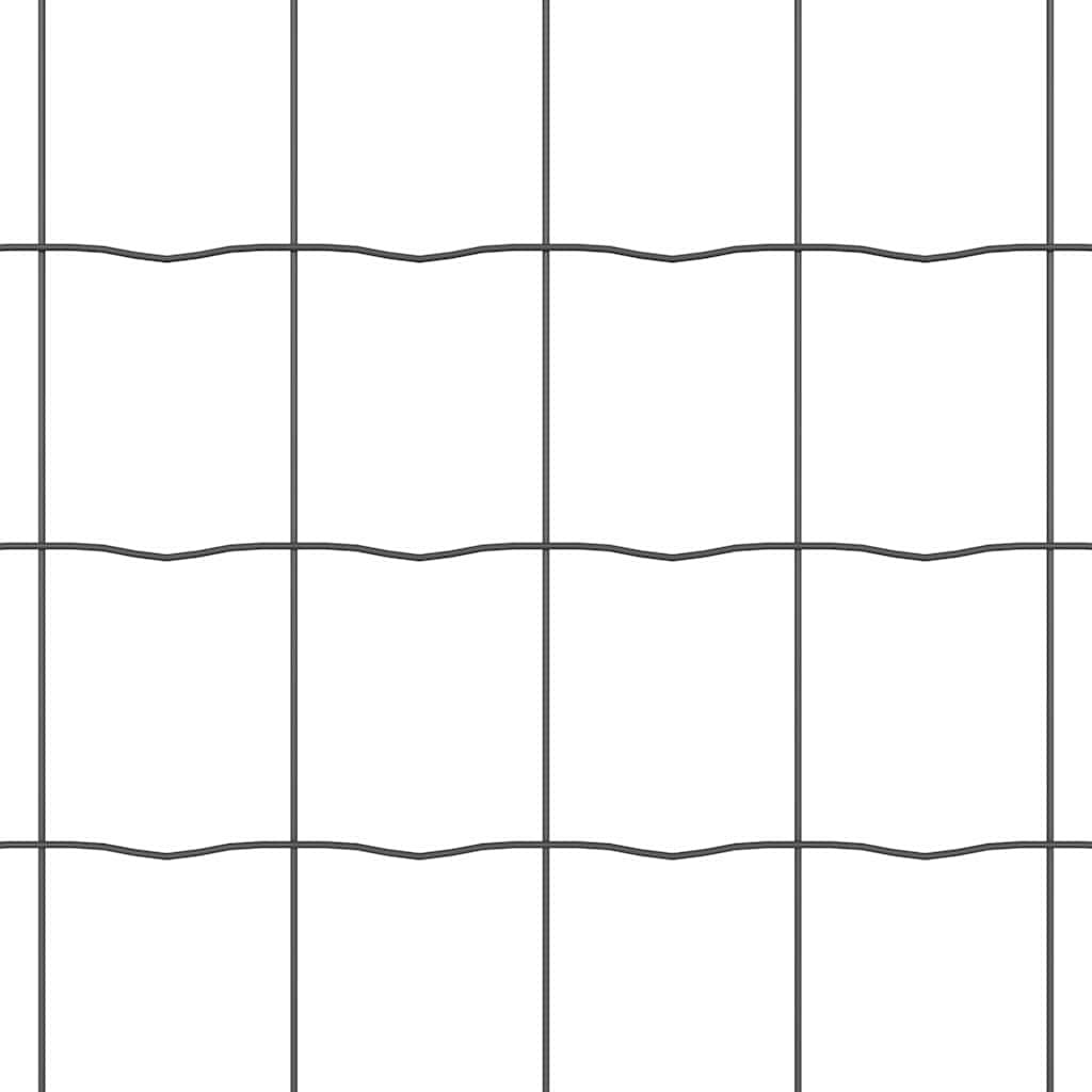 Τεντώτο με στήριγμα Γκρι 0,6 x 10 μ Χάλυβας και PVC