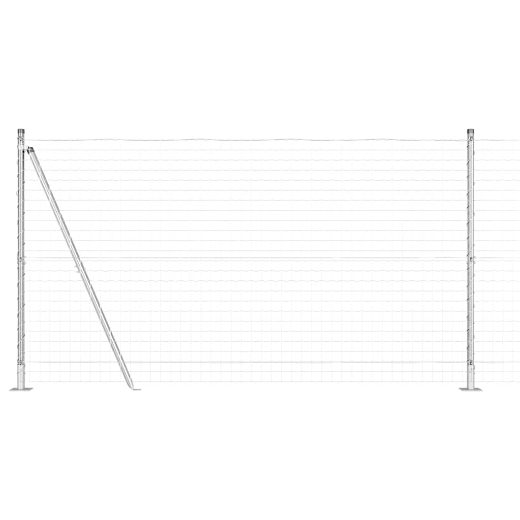 Τεντώτο με στήριγμα Ασημί 1,2 x 10 m Ατσάλι