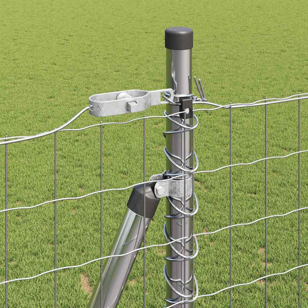 Τεντώτο με στήριγμα Ασημί 1,6 x 10 m Ατσάλι