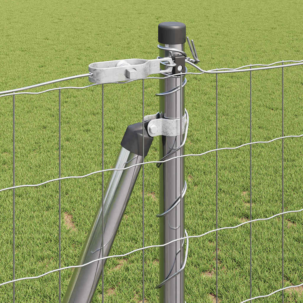 Τεντώτο με στήριγμα Ασημί 1,2 x 10 m Ατσάλι