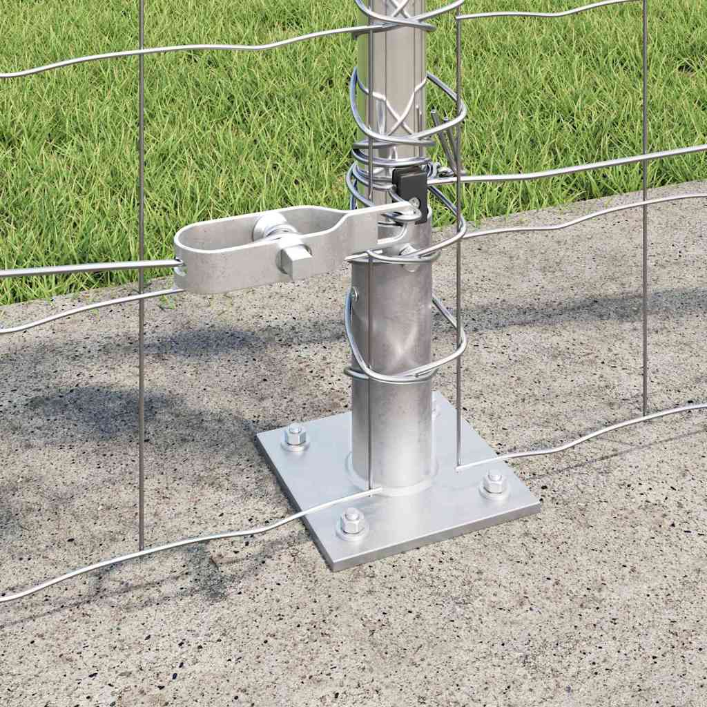 Τεντώτο με στήριγμα Ασημί 1 x 10 m Ατσάλι