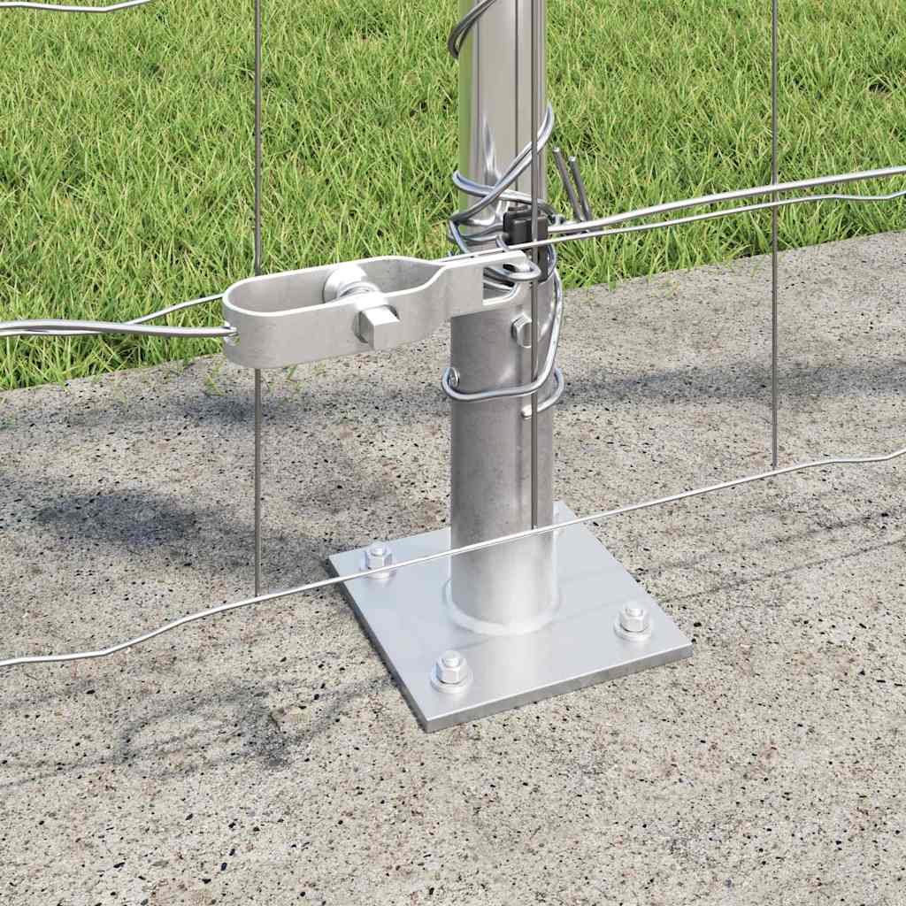 Τεντώτο με στήριγμα Ασημί 1,2 x 10 m Ατσάλι