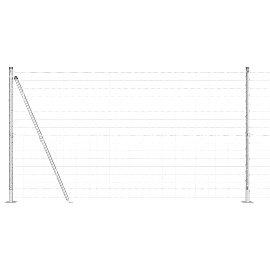 Τεντώτο με στήριγμα Ασημί 1,2 x 10 m Ατσάλι