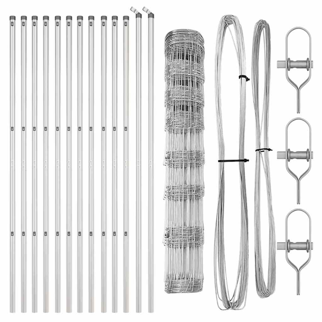 Στύλος Περιφράξεων Γαλβανισμένο 25 x 1 m Ατσάλι