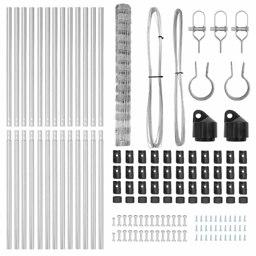 Στύλος Περιφράξεων Γαλβανισμένο 25 x 1,4 μ Ατσάλι