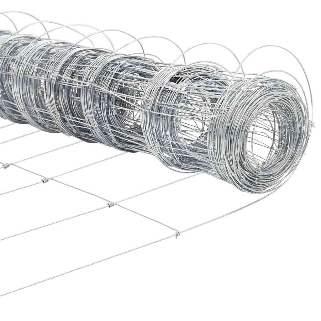 Στύλος Περιφράξεων Γαλβανισμένο 25 x 1,5 m Ατσάλι