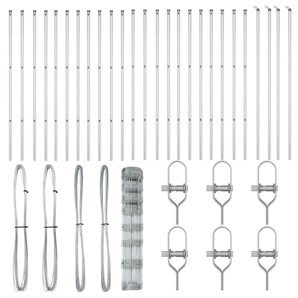 Στύλος Περιφράξεων Γαλβανισμένο 50 x 1 m Ατσάλι