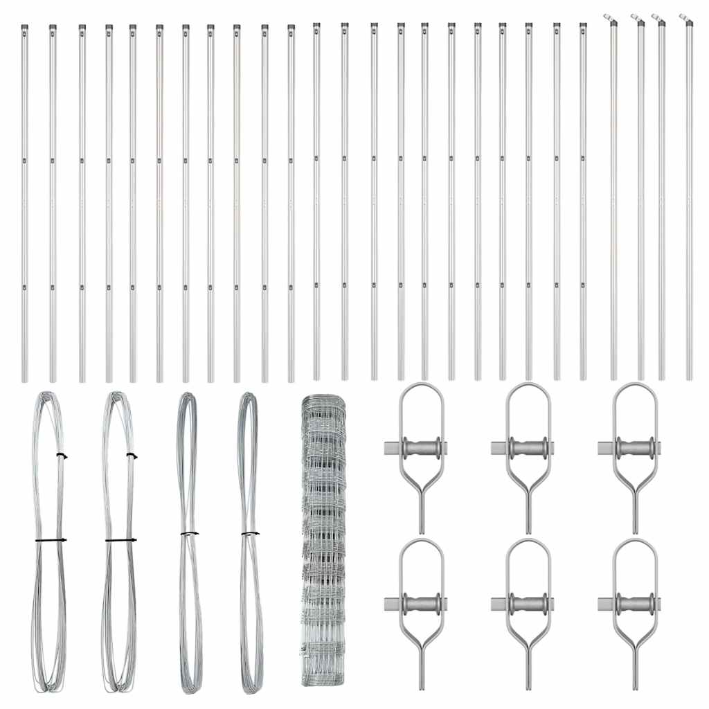 Στύλος Περιφράξεων Γαλβανισμένο 50 x 1,2 m Ατσάλι