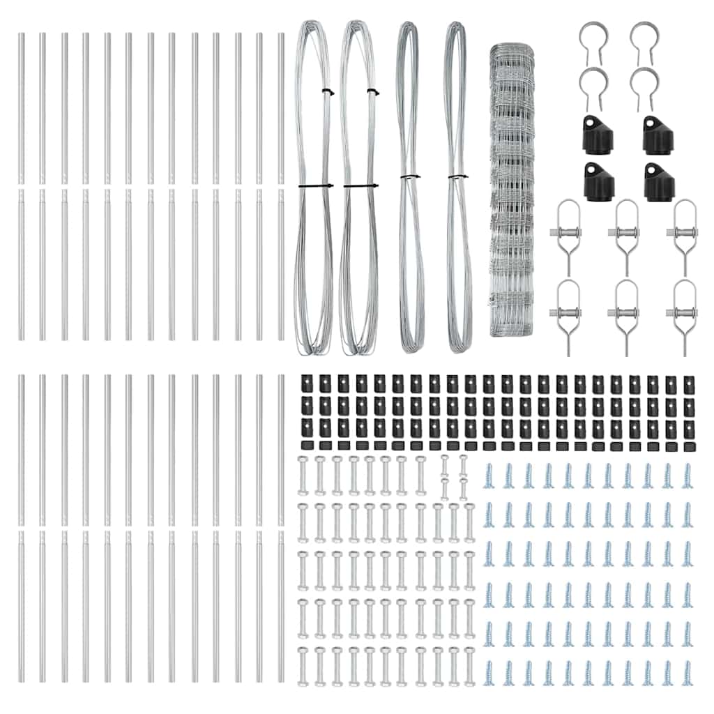 Στύλος Περιφράξεων Γαλβανισμένο 50 x 1,2 m Ατσάλι