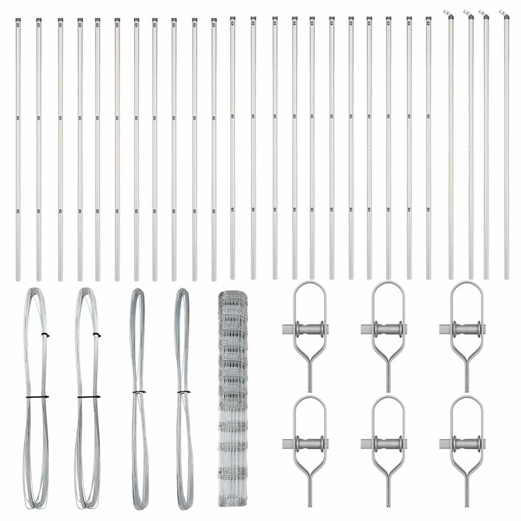 Στύλος Περιφράξεων Γαλβανισμένο 50 x 1,4 μ Ατσάλι