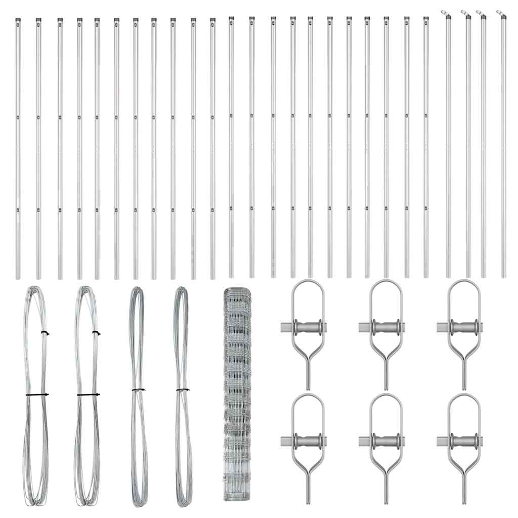 Στύλος Περιφράξεων Γαλβανισμένο 50 x 1,4 μ Ατσάλι