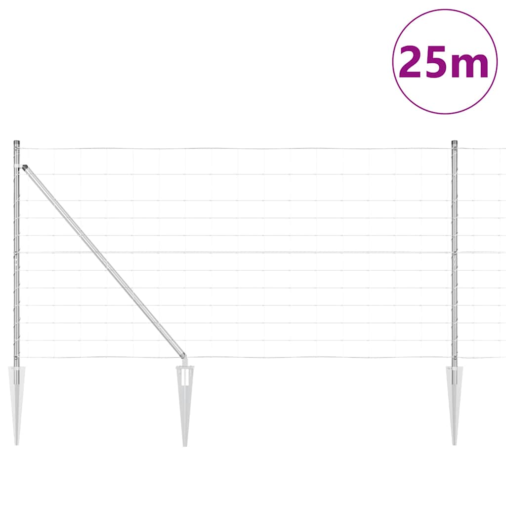 Στύλος Περιφράξεων Γαλβανισμένο 25 x 1,2 μ Ατσάλι