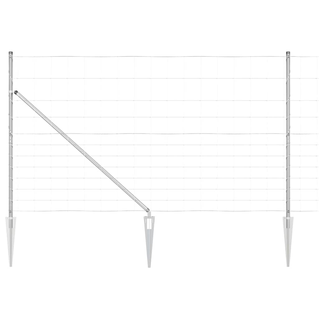 Στύλος Περιφράξεων Γαλβανισμένο 25 x 1,4 μ Ατσάλι