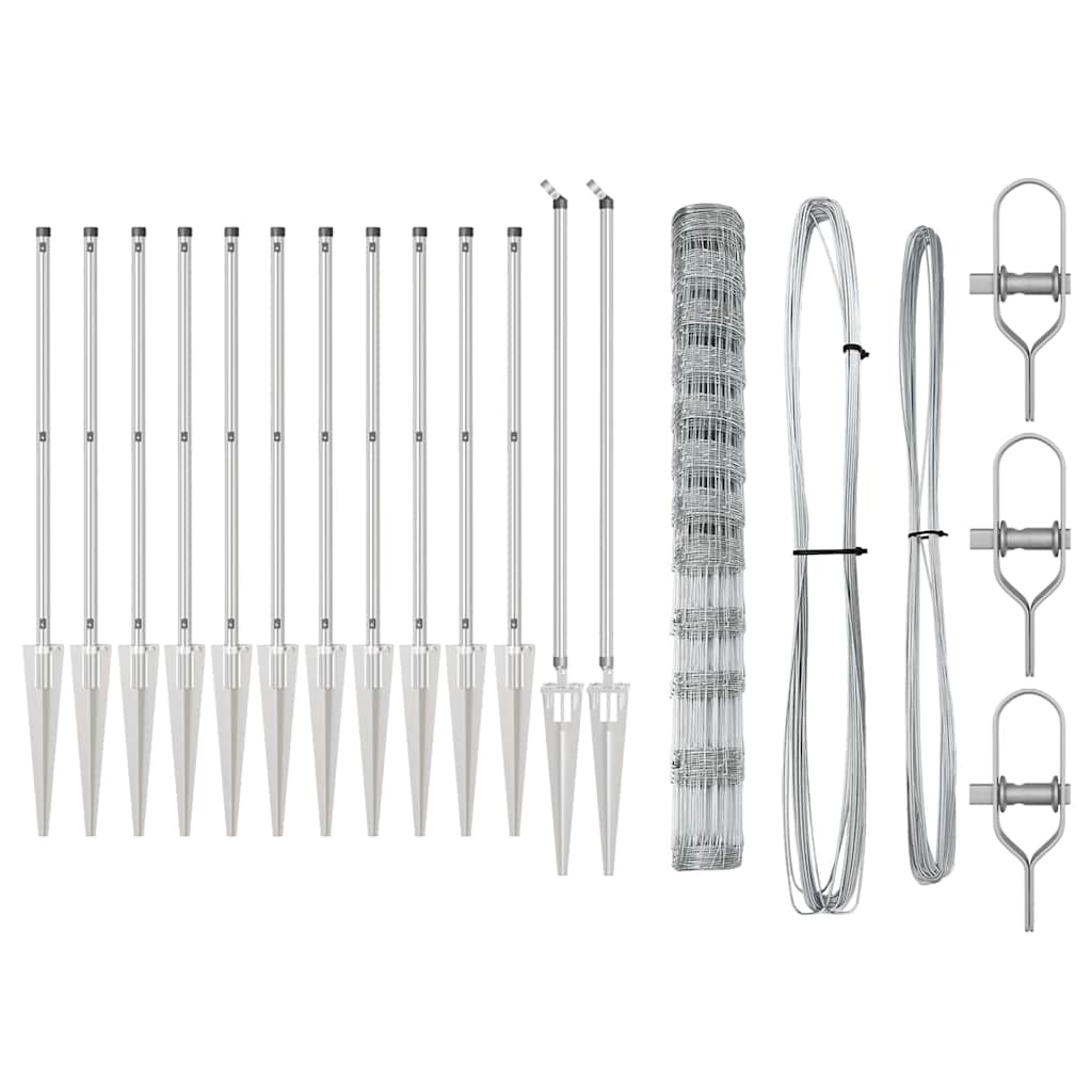 Στύλος Περιφράξεων Γαλβανισμένο 25 x 1,4 μ Ατσάλι