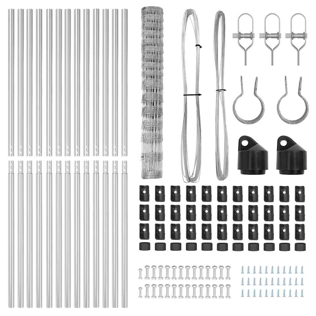 Στύλος Περιφράξεων Γαλβανισμένο 50 x 0,8 m Ατσάλι